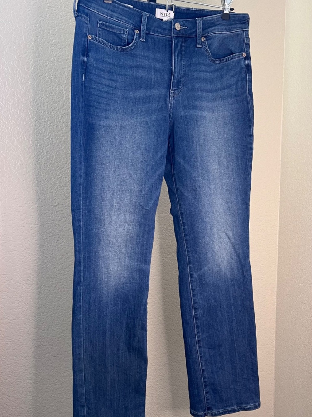 NYDJ Marilyn Straight Leg Jeans.